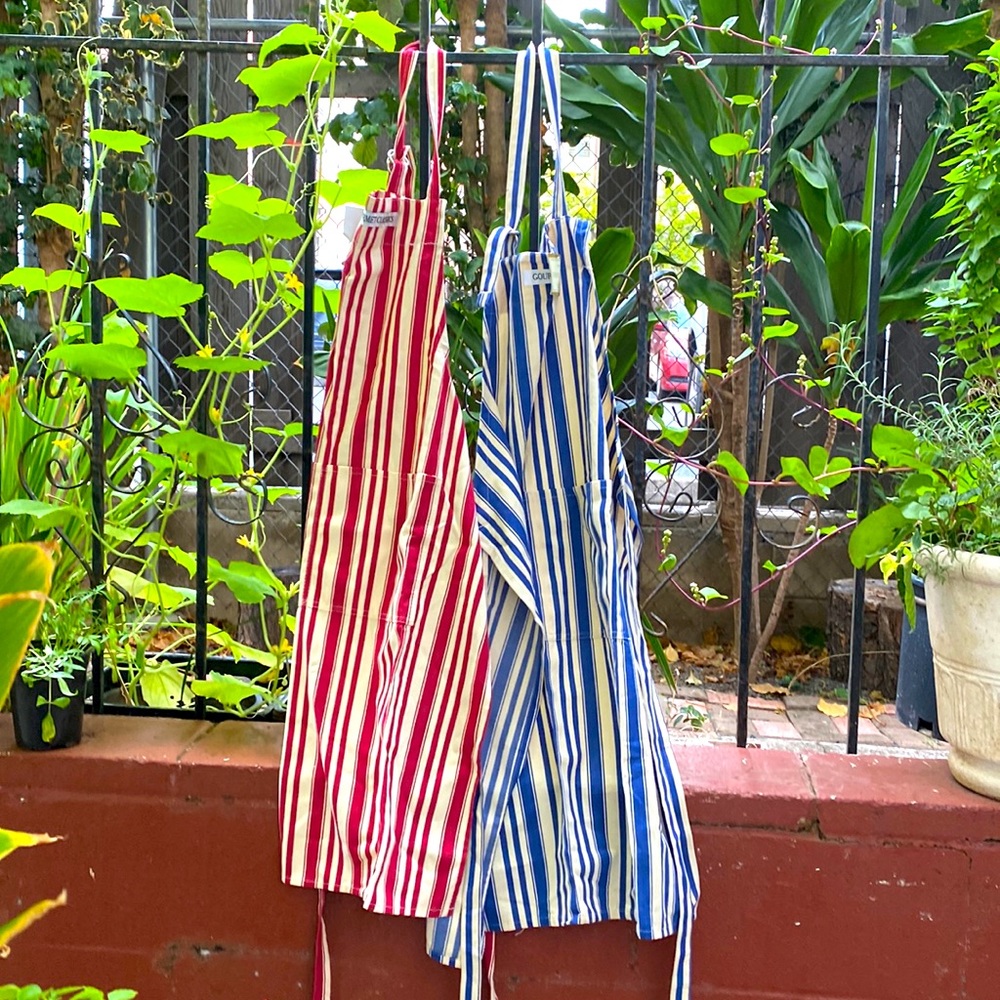1 Striped Apron cotton 27w x 36t